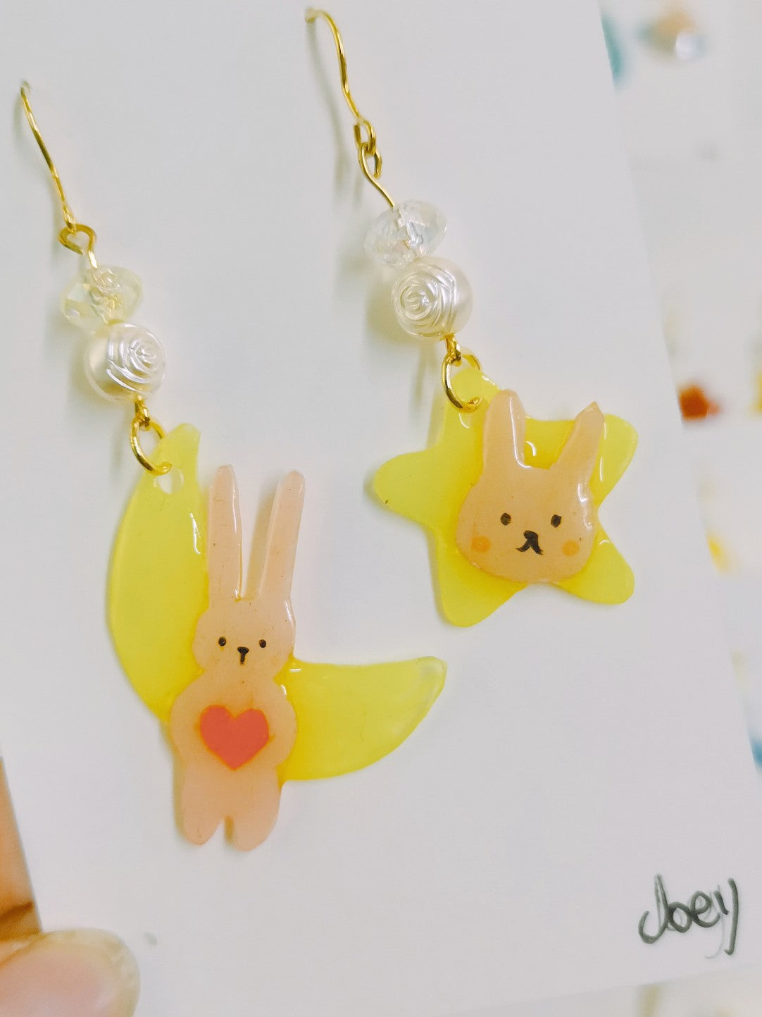 Cute Cartoon Handmade Shrink Plastic Earrings