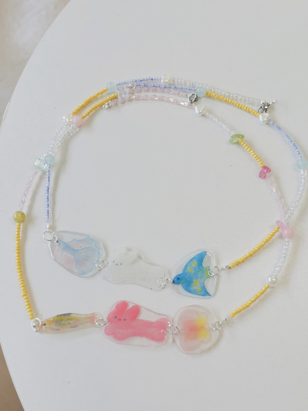 Cute Cartoon Shrink Plastic Bracelet