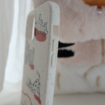 Cat and Dog degradable phone case | phone accessories | Three Fleas