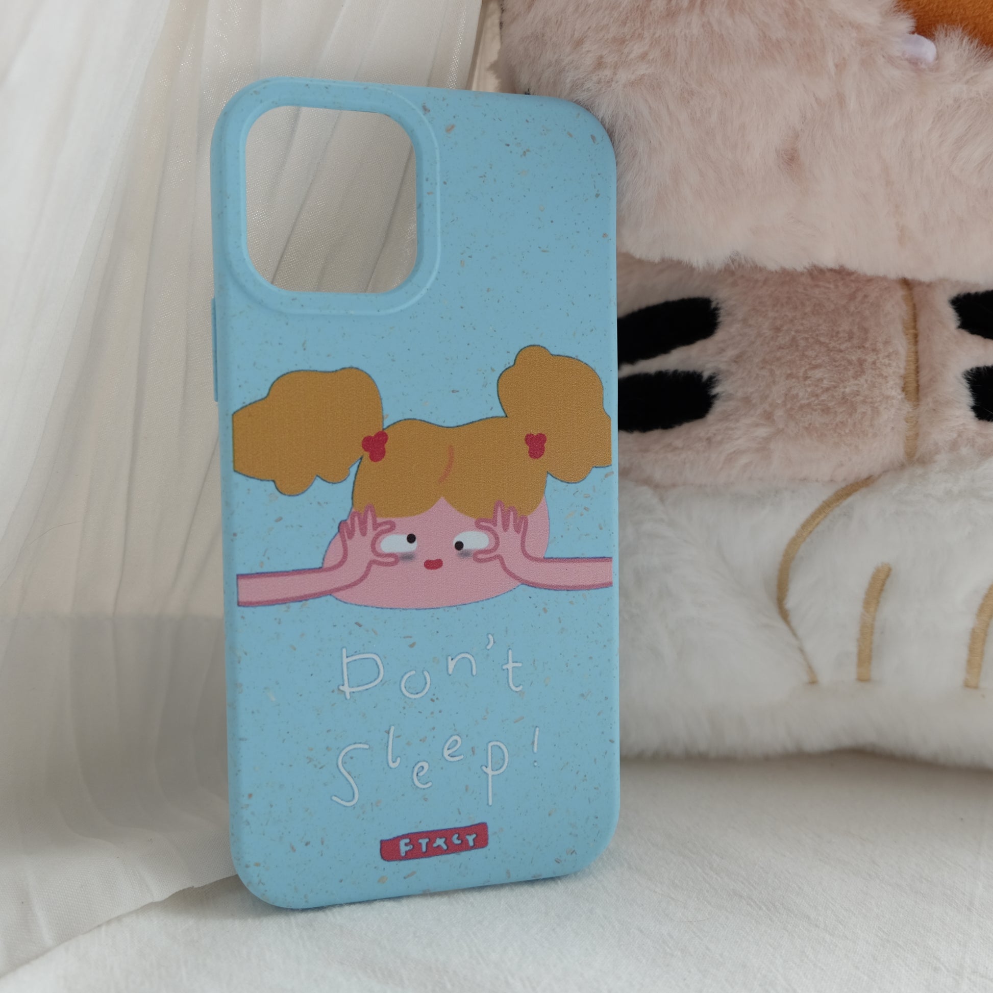 Don't sleep funny girl degradable phone case | phone accessories | Three Fleas