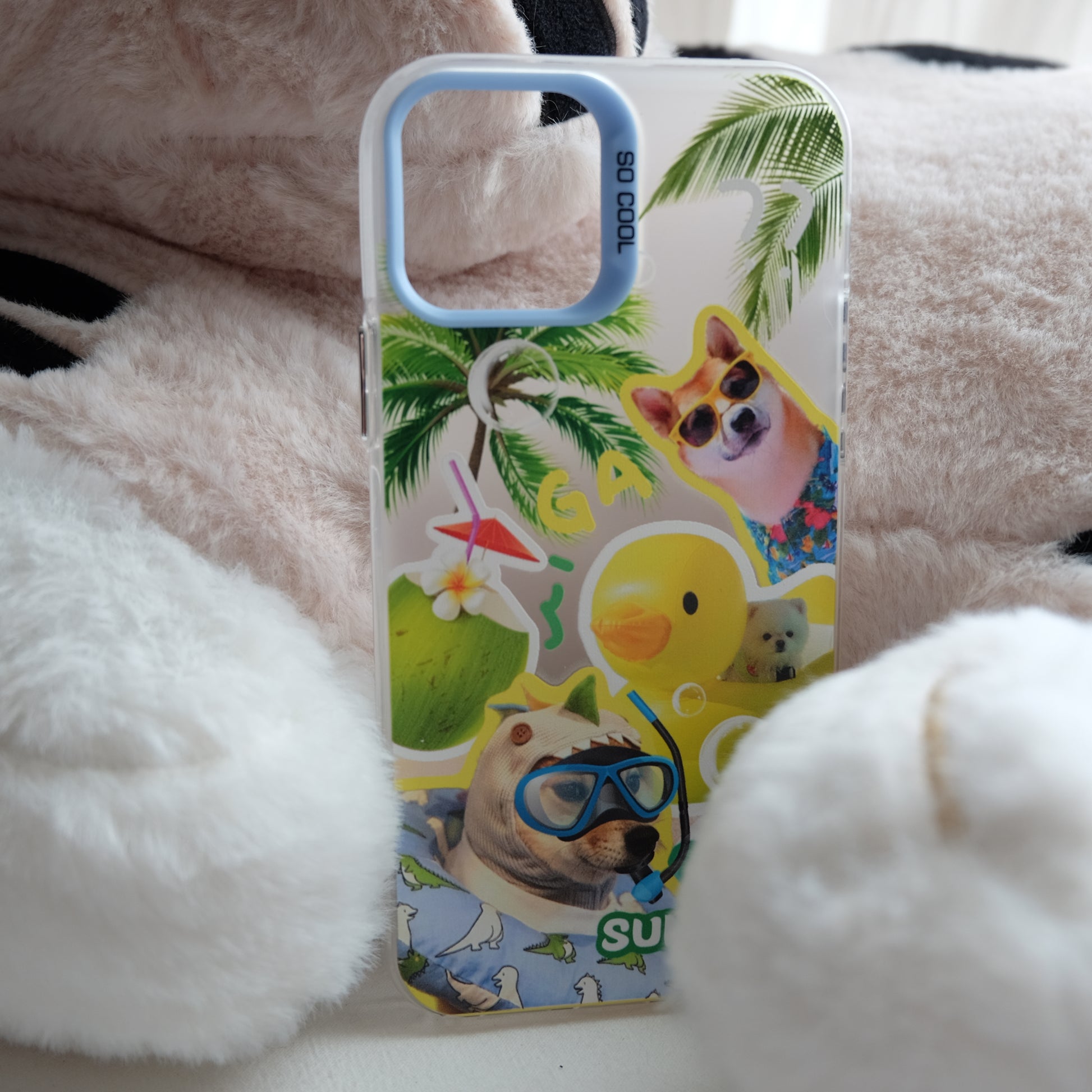 Vacation dog phone case | phone accessories | Three Fleas