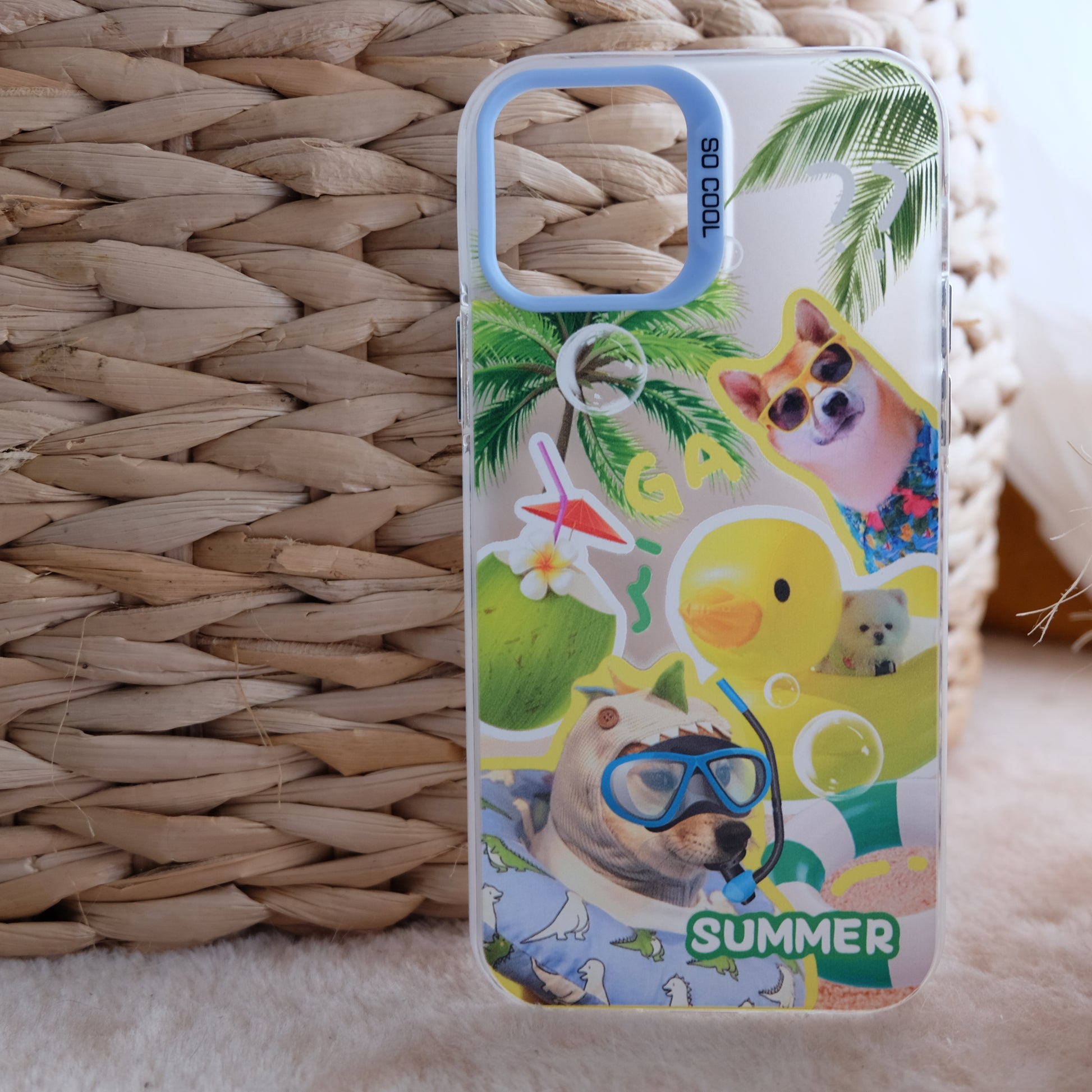 Vacation dog phone case | phone accessories | Three Fleas