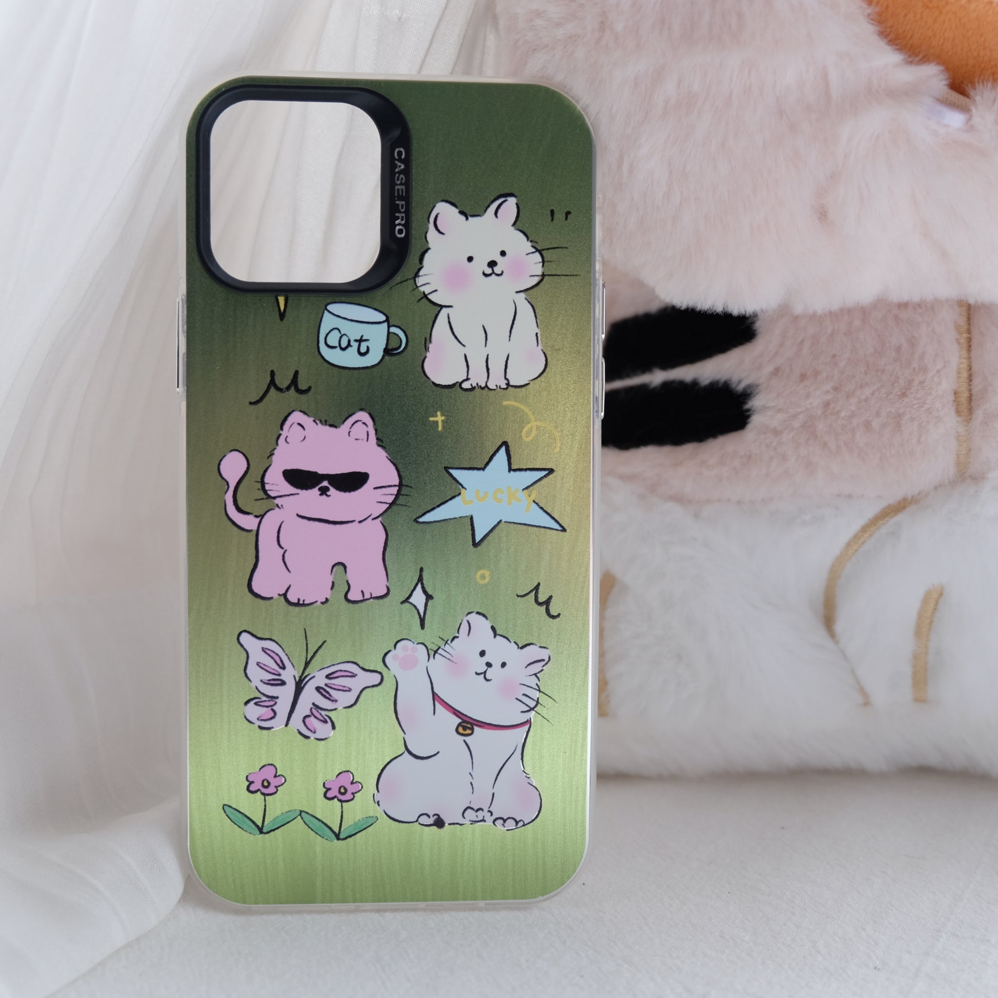 Cool sweet cat phone case | phone accessories | Three Fleas