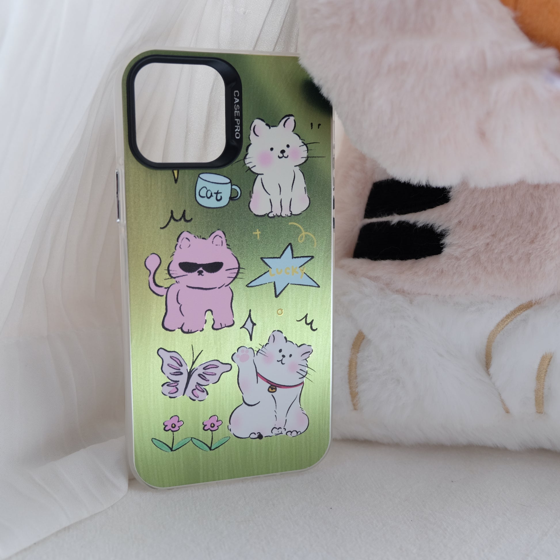 Cool sweet cat phone case | phone accessories | Three Fleas