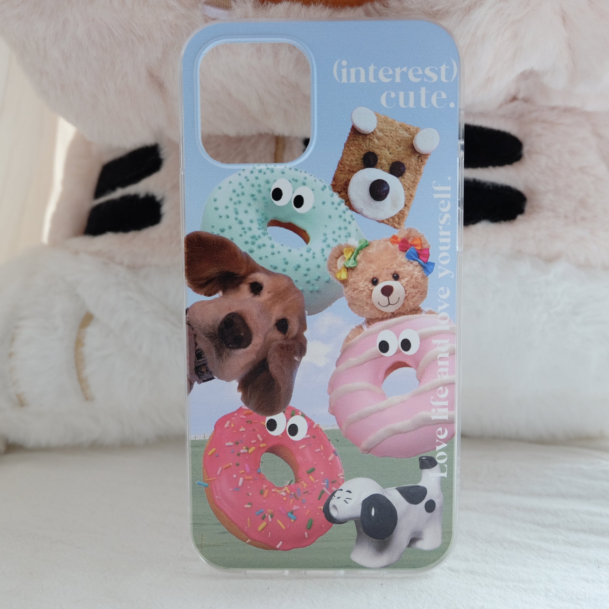 Donut puppy phone case | phone accessories | Three Fleas