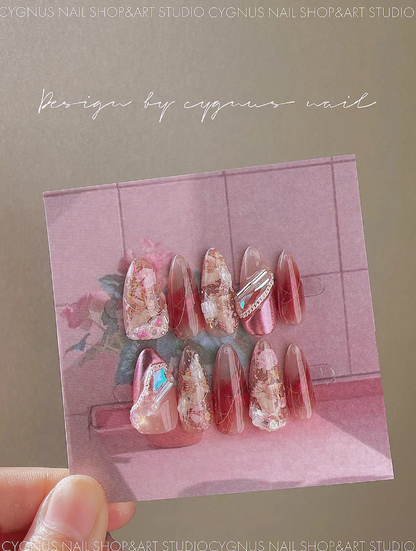 Dreamy Angel Luxury Press On Nails Set