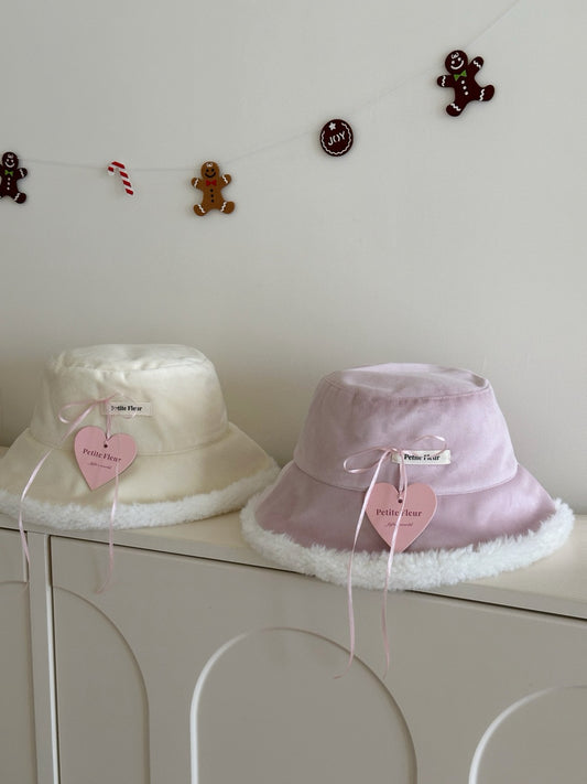 Fluffy Doubleface Wool Bucket Hat