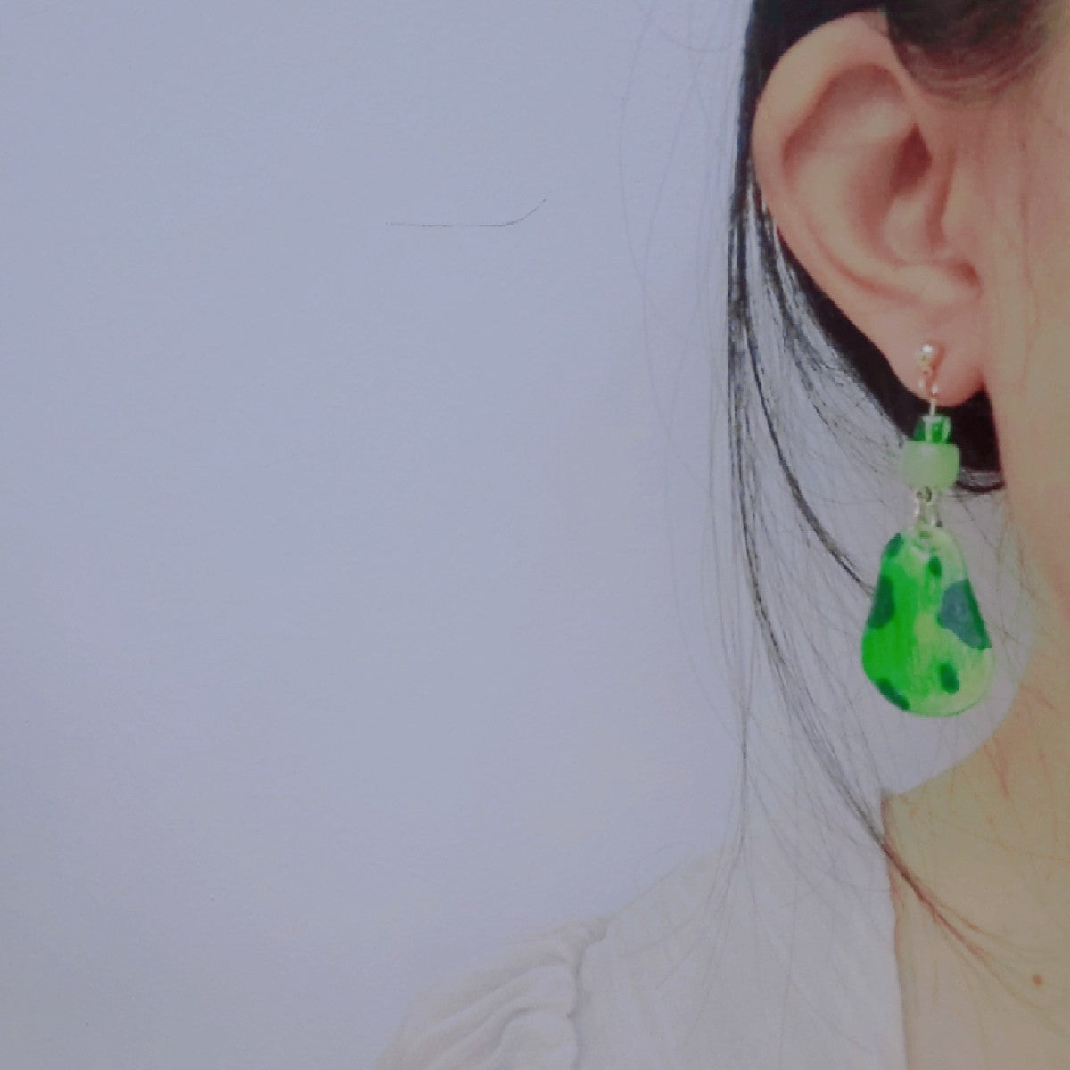 Forest Shrink Plastic Earrings