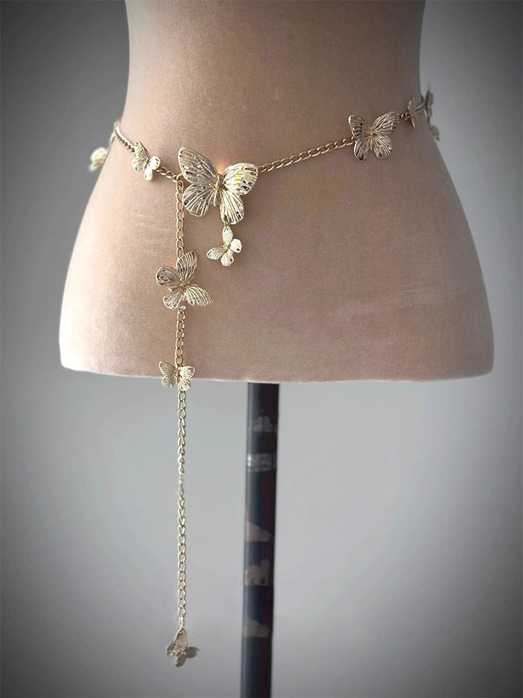 Golden Butterfly Waist Chain