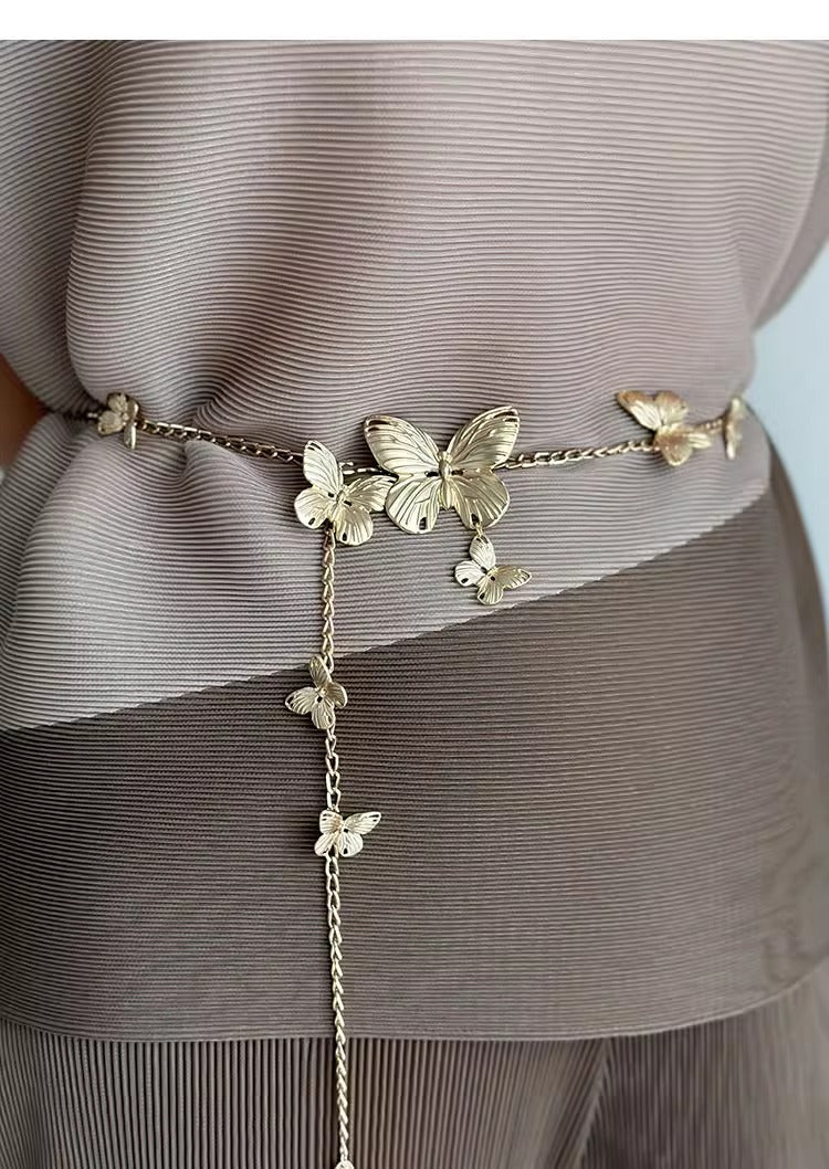 Golden Butterfly Waist Chain