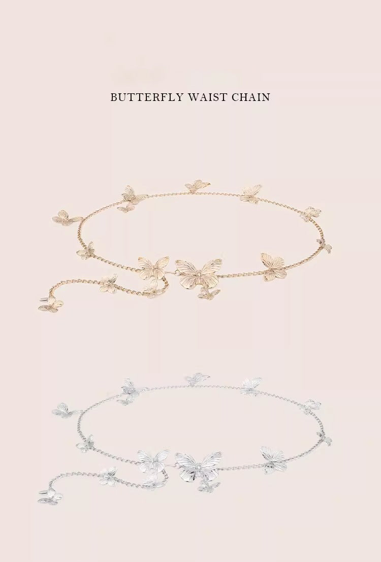 Golden Butterfly Waist Chain