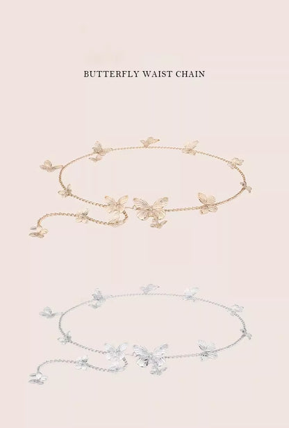 Golden Butterfly Waist Chain