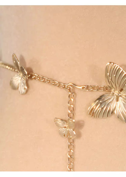 Golden Butterfly Waist Chain