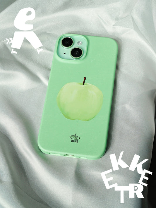 Green Apple Printed Phone Case