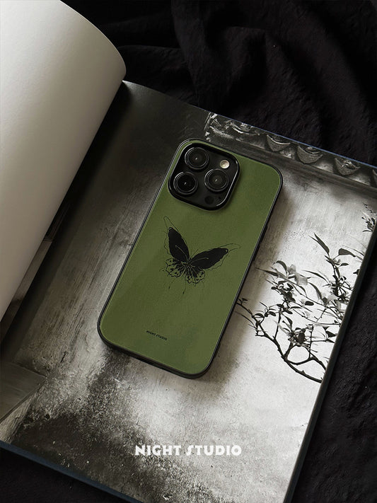 Green Butterfly Phone Case