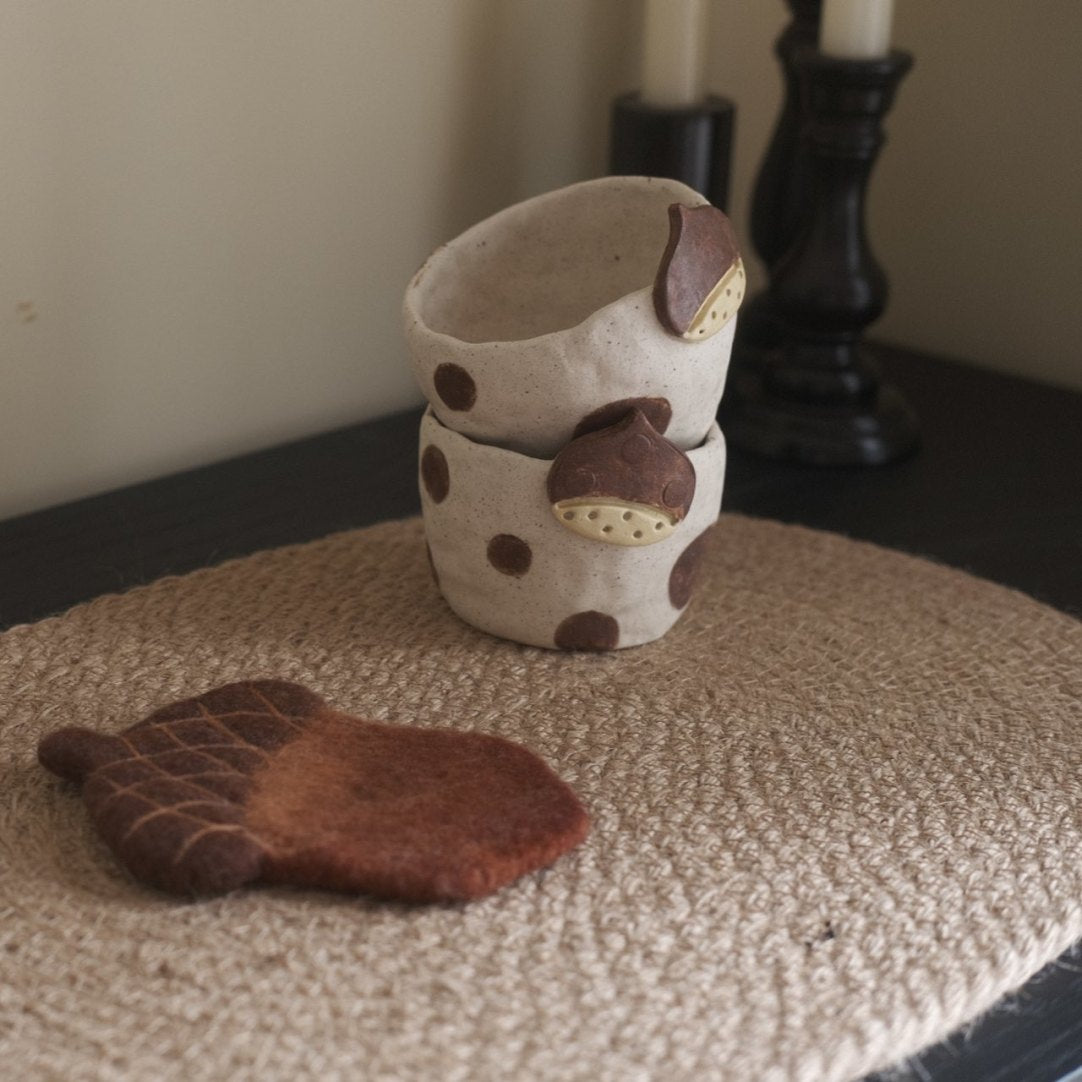 Handmade Chestnut Ceramic Cup