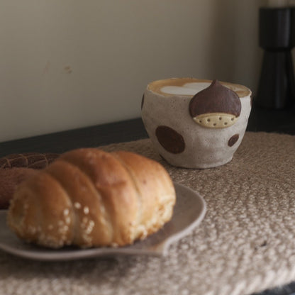 Handmade Chestnut Ceramic Cup