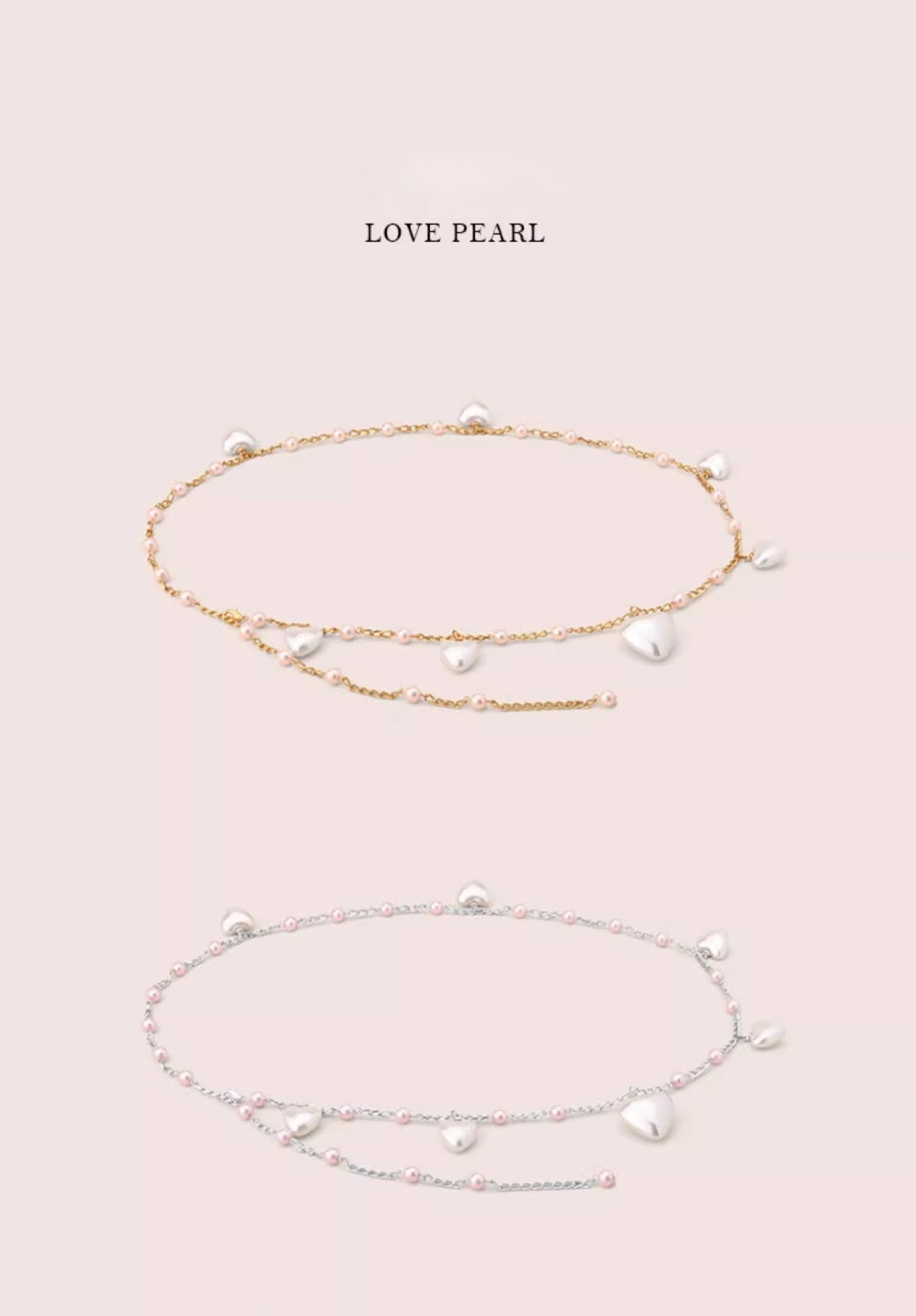 Heart Pearl Waist Chain