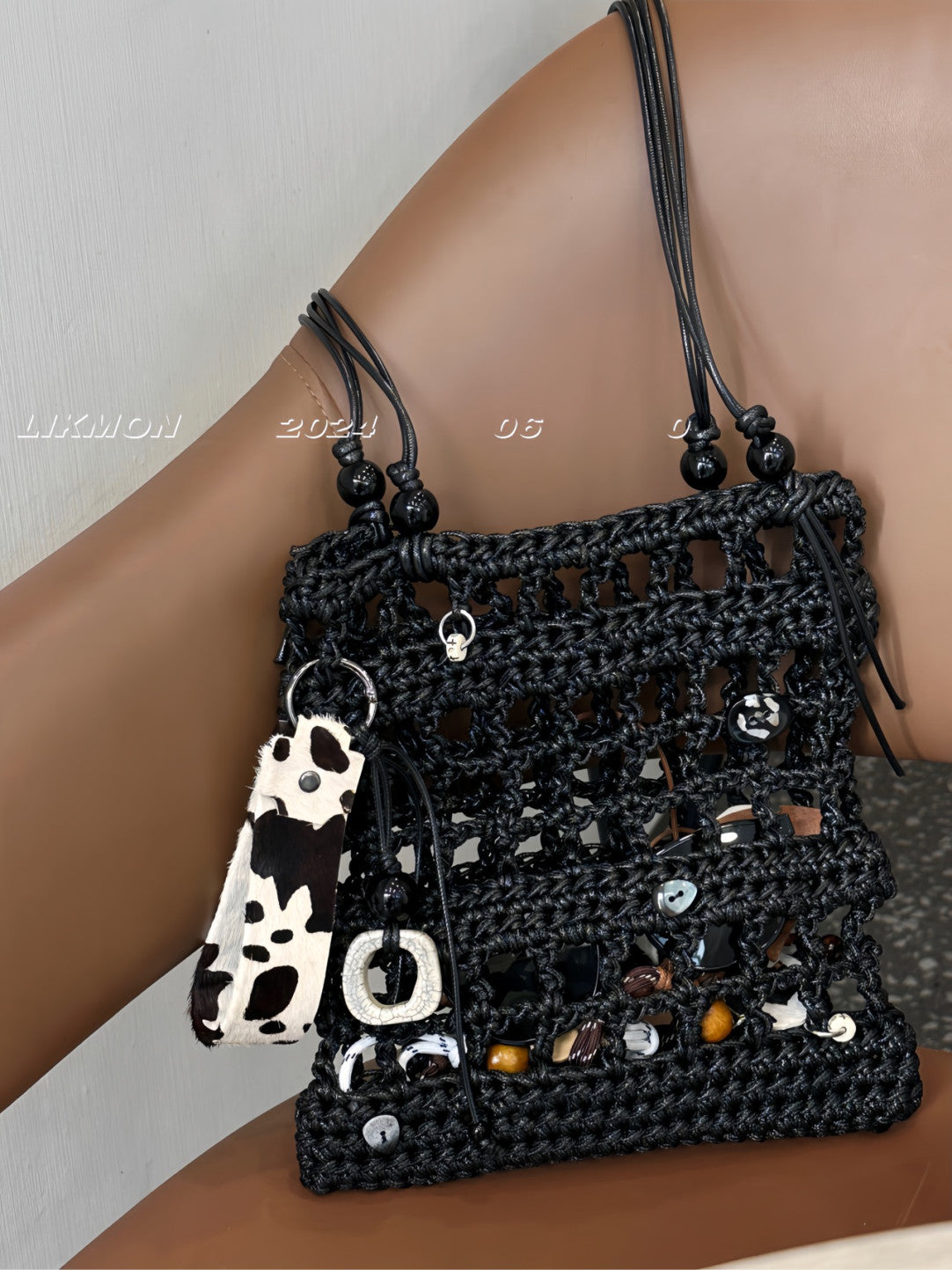 Hell Devil Crochet Crossbody Bag