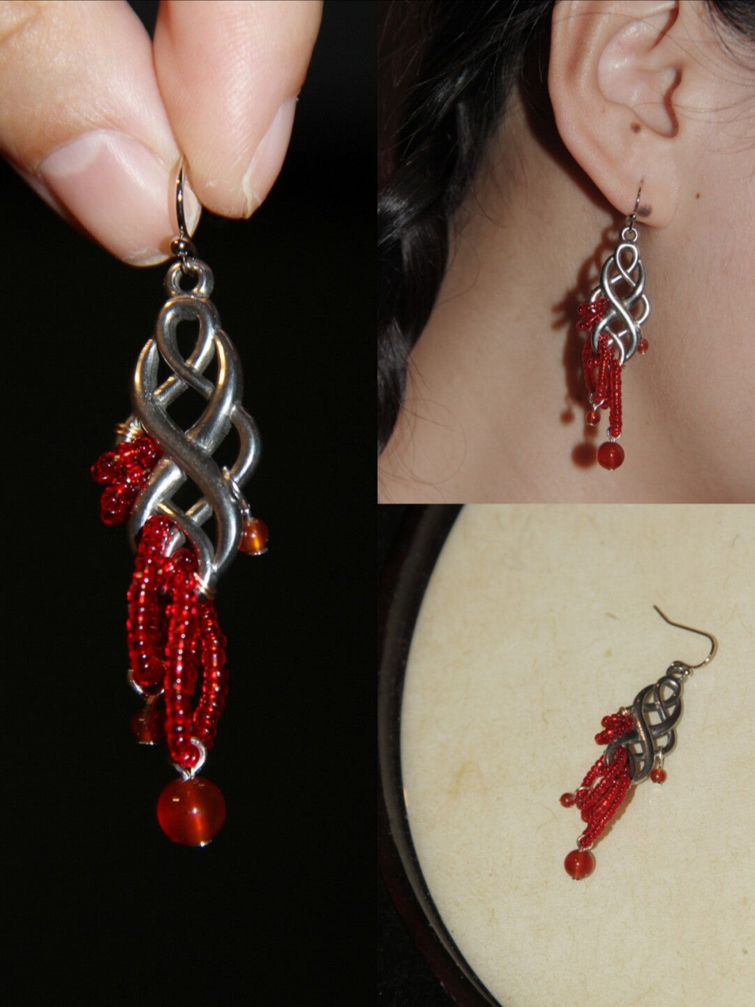 Iron and Blood Earrings