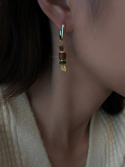 Maillard Asymmetric Earrings