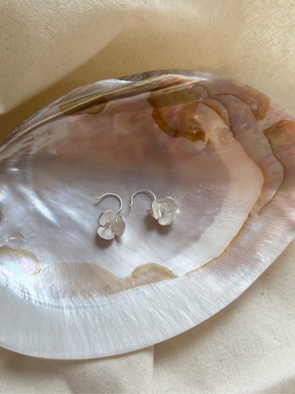 Malus Spectabilis Silver Earrings