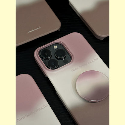 Matcha Latte Ombre Aesthetic Phone Case + AirPods Case