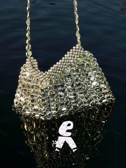 Metallic Sequin Fashion Shoulder Bag