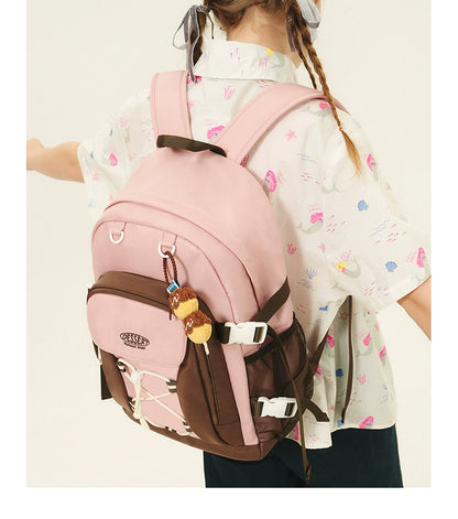 Summer Tea Dessert Large Backpack