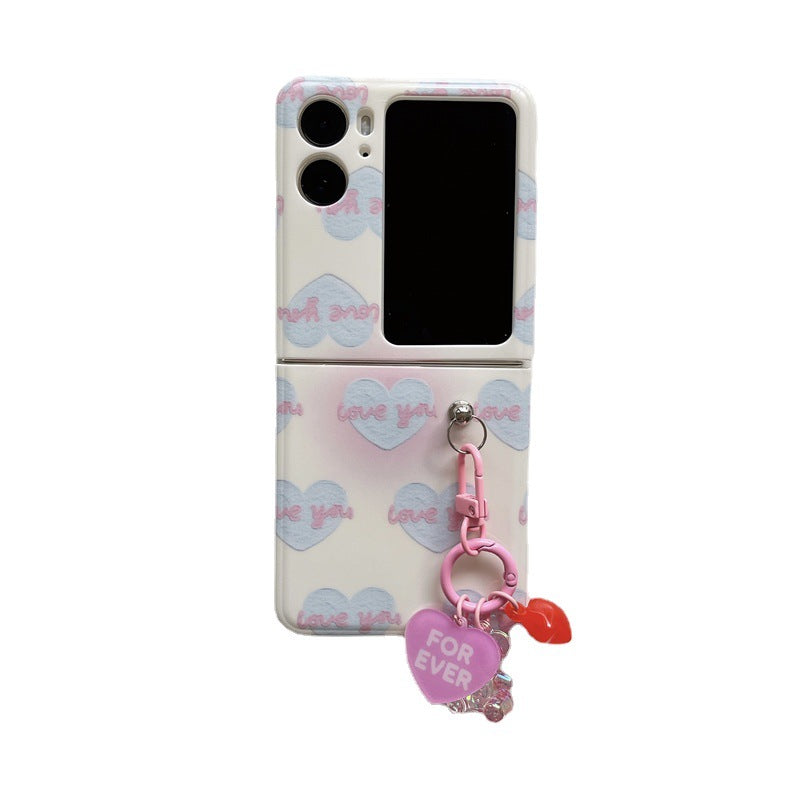 Simple sweet heart OPPO Find N2 Flip phone case