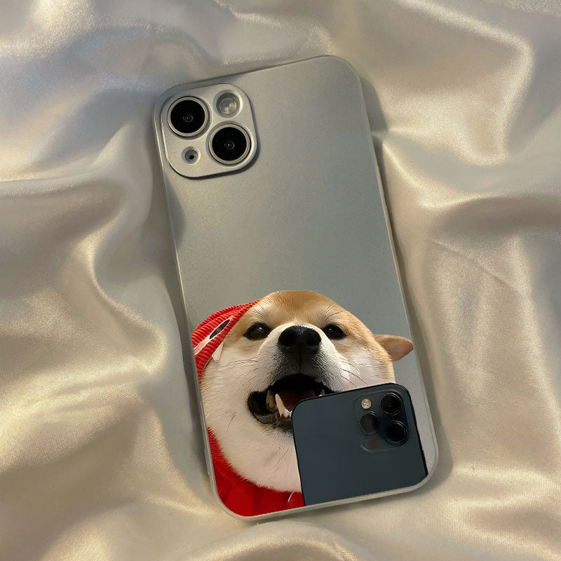 [ Meme Case ] Selfie dogs phone case | phone accessories | Three Fleas