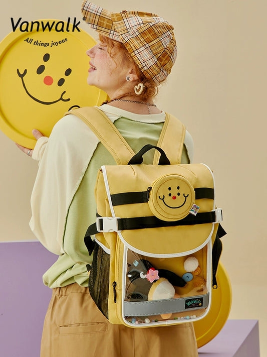 VANWALK Smiley Face Ita Backpack