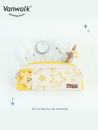 VANWALK Planet Illustration Long Pencil Bag