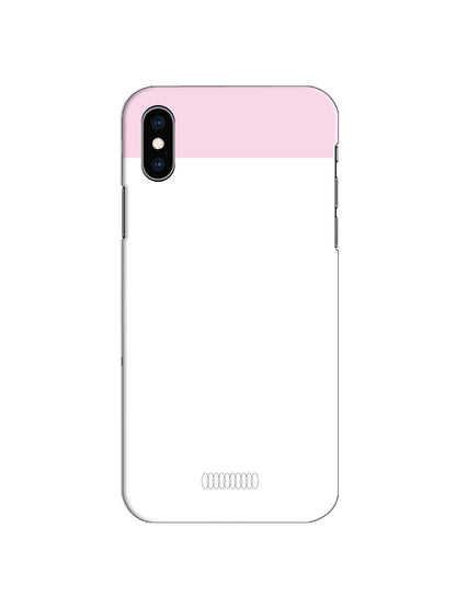 Pink and White Simple Phone Case