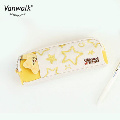 VANWALK Planet Illustration Long Pencil Bag