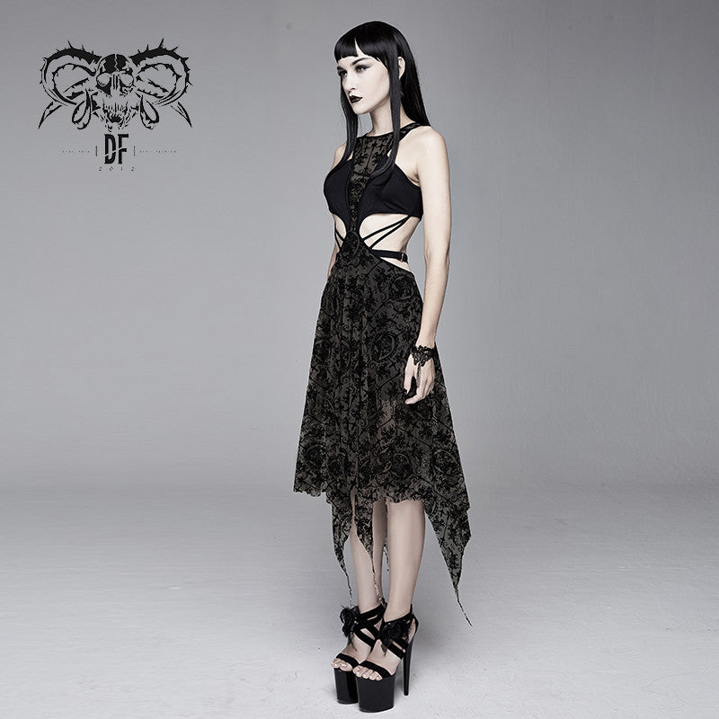 'Ophelia' Mesh Gothic Dress