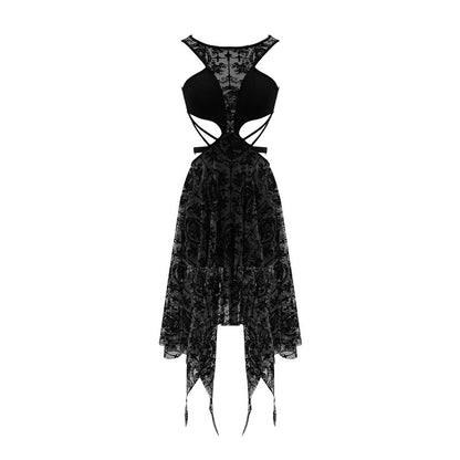 'Ophelia' Mesh Gothic Dress