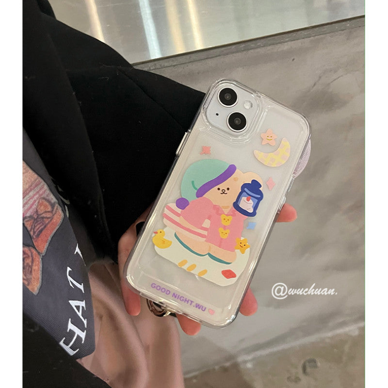 Pajama Bear Couple Phone Case