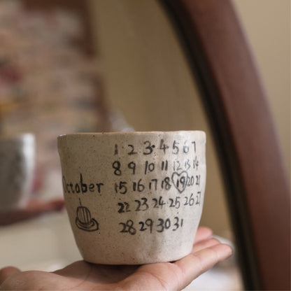 Personalized Hand-Painted Ceramic Birthday Mug