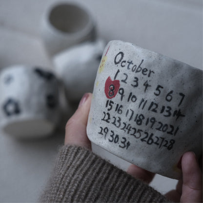 Personalized Hand-Painted Ceramic Birthday Mug