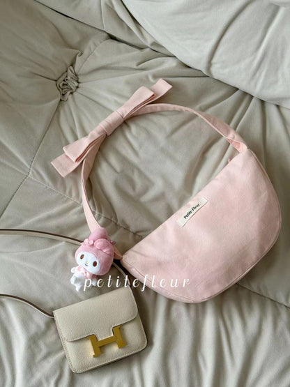 Pink Bow Shoulder Bag