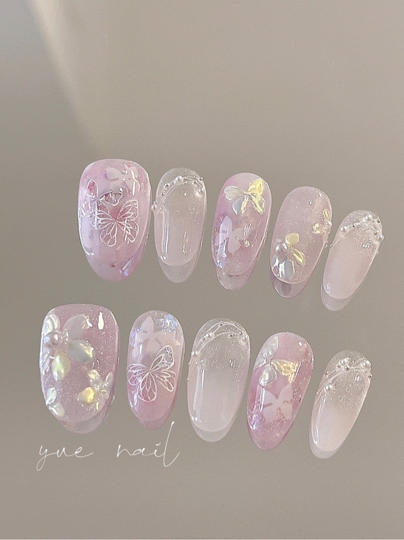 Oval, Coffin, Square, Round, Almond Nail | Press On Nail | Three Fleas