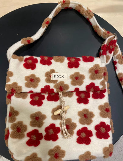 Plush Flip Crossbody Bag