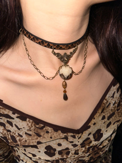 Punk Bodhi Lotus Necklace