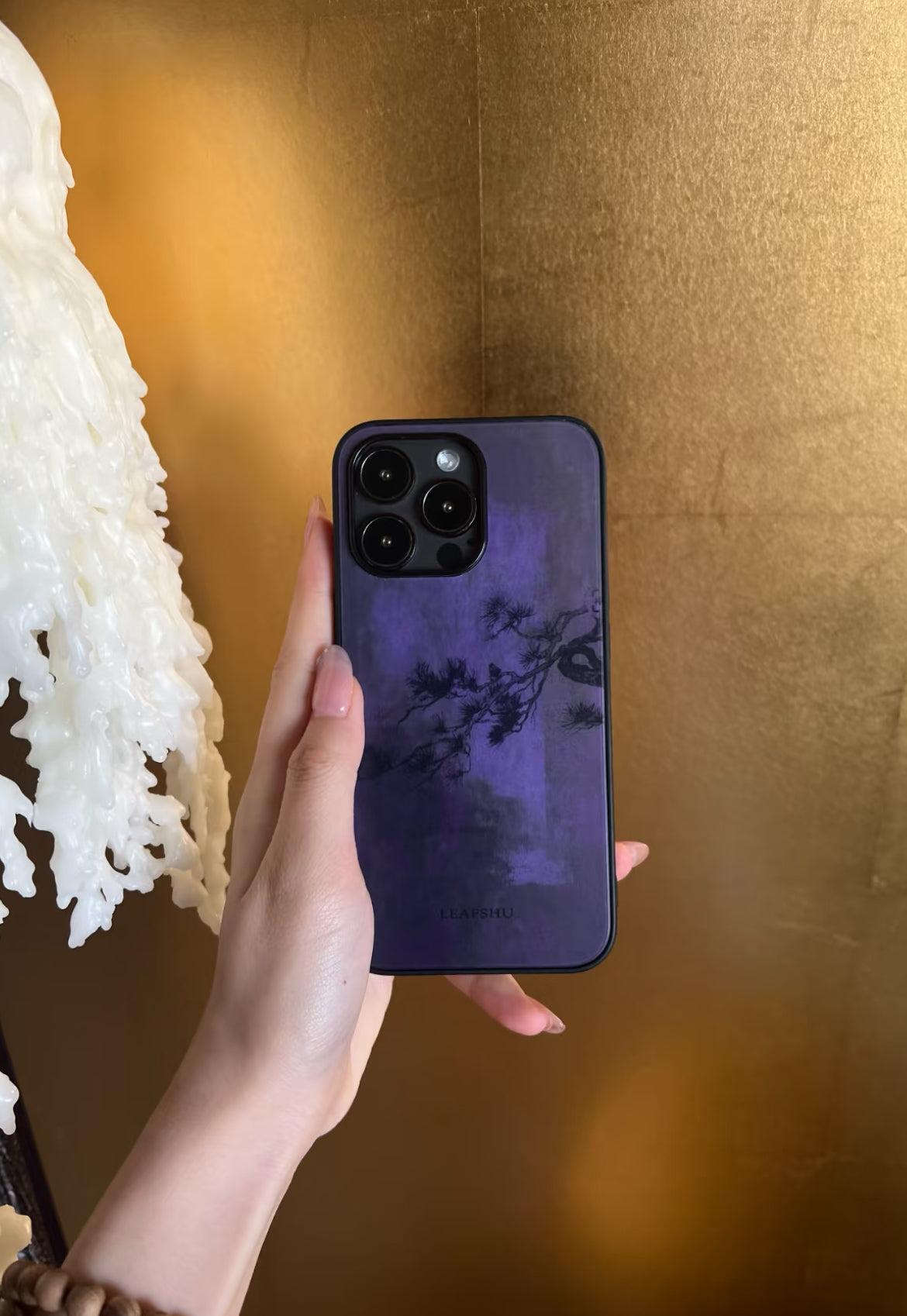 「Chinoiserie」Purple Shadow Phone Case