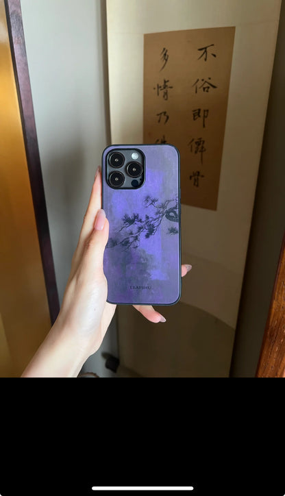 「Chinoiserie」Purple Shadow Phone Case