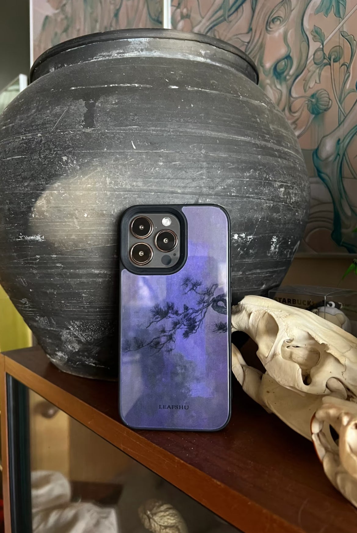 「Chinoiserie」Purple Shadow Phone Case