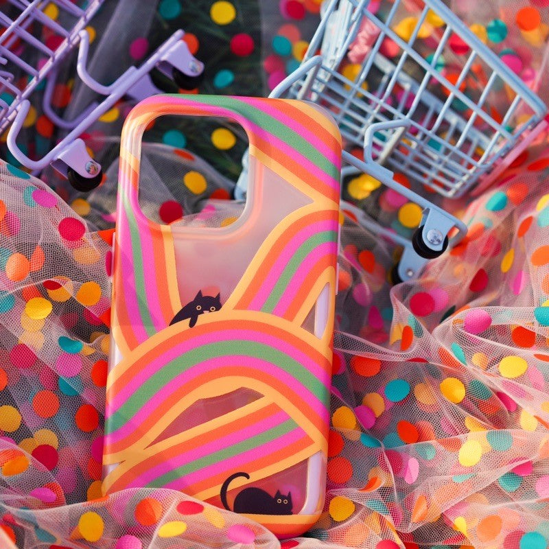 Rainbow Cat Printed Phone Case