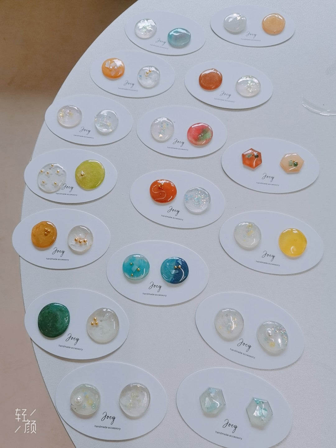 Simple Handmade Resin Studs