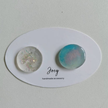 Simple Handmade Resin Studs